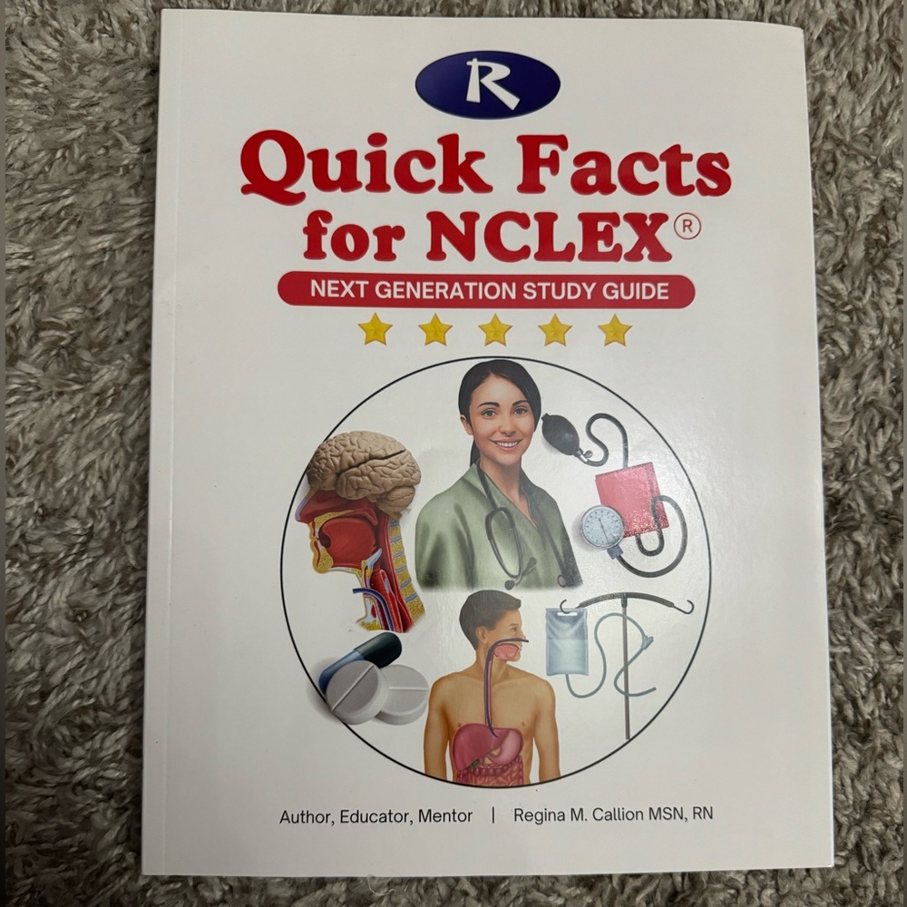New unused NCLEX Quick facts book! 2024 Next generation!